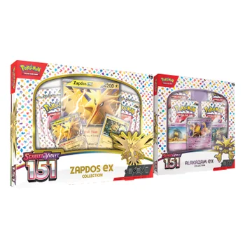 Pokemon 151 Scarlet & Violet ex Boxes - Alakazam & Zapdos, 2 Pokemon 151 Scarlet & Violet ex Boxes - Alakazam & Zapdos, 2
