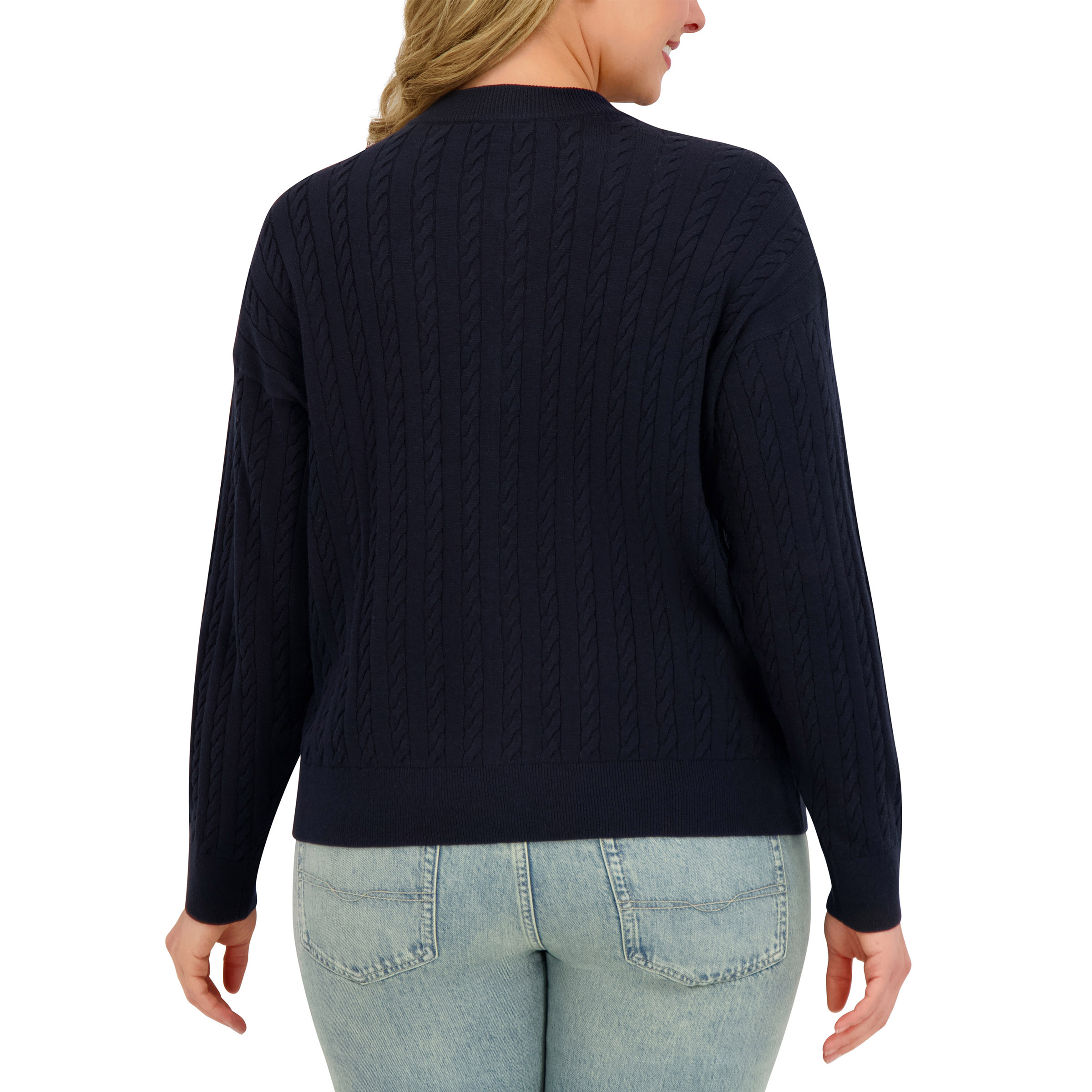 Nautica Jeans Women's Cable Cardigan | Costco