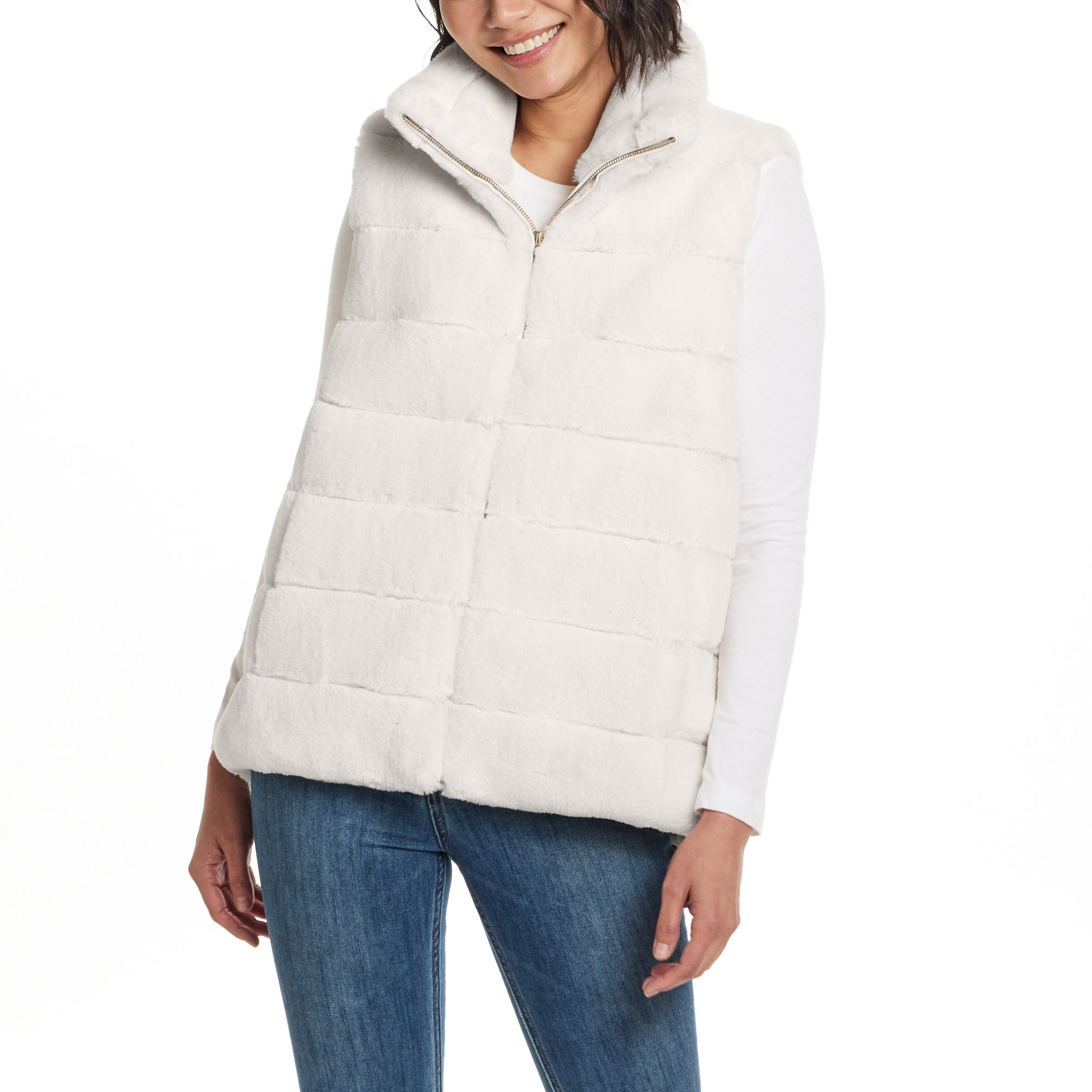 Weatherproof Women's Faux Fur Vest