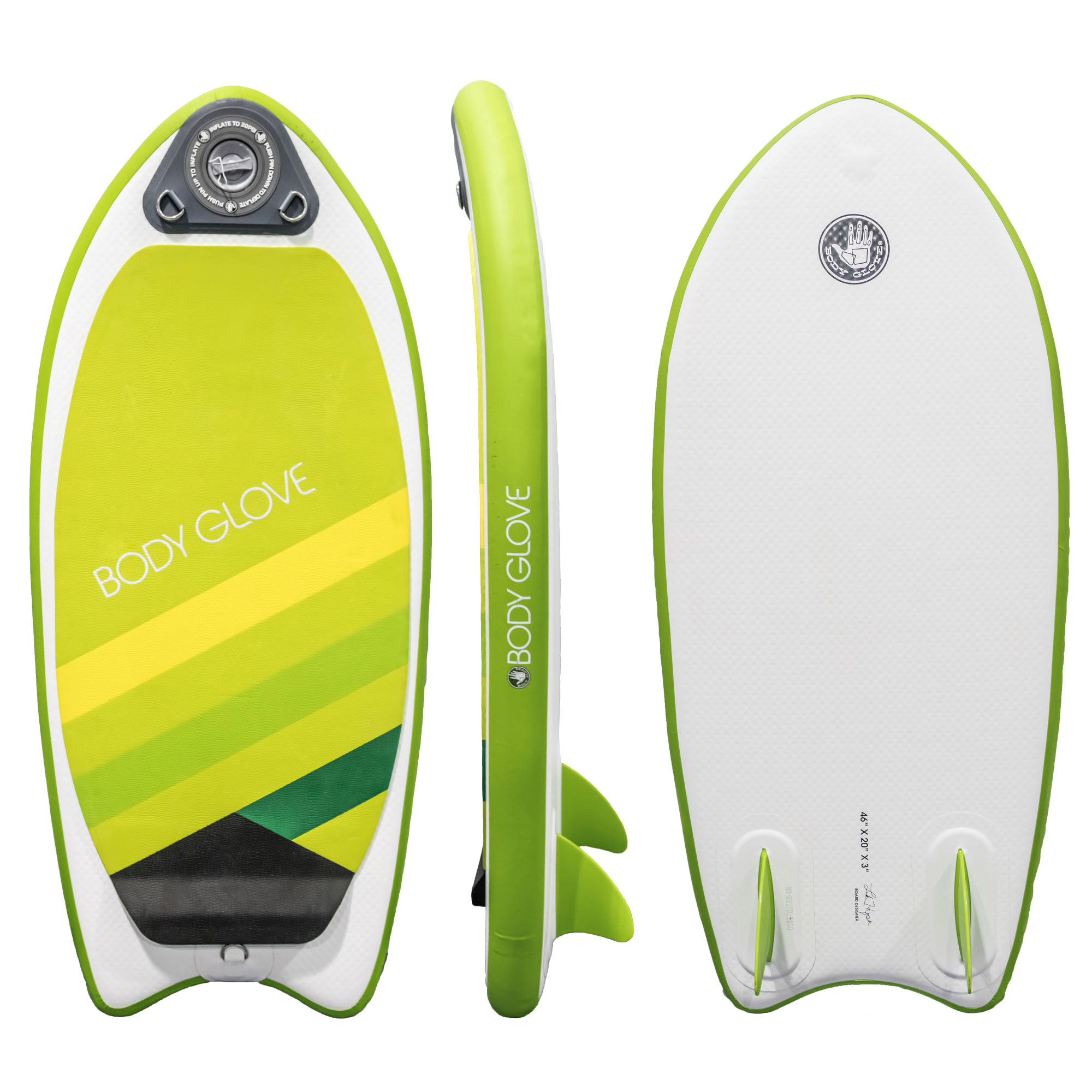 Body Glove Hybrid Inflatable Wake Surfboard | Costco