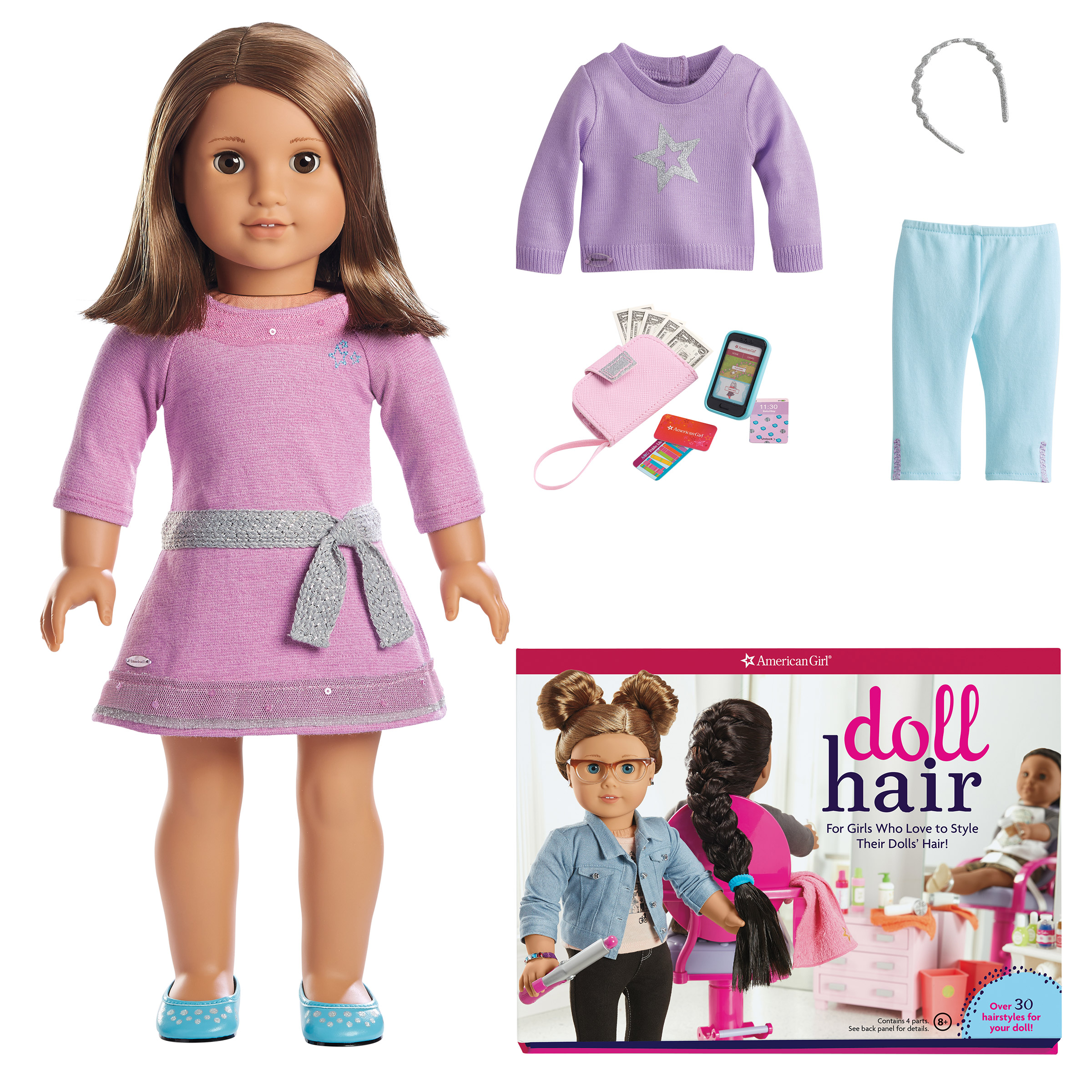 Cotton Candy Cart American Girl Doll Popcorn Set American Girl