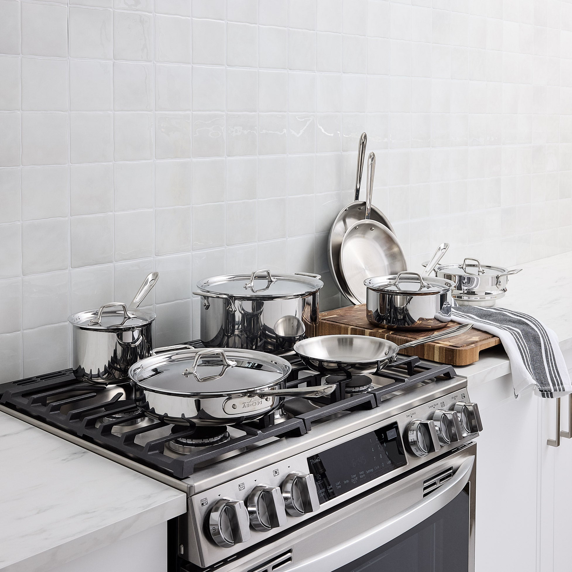 All-Clad D3 13-piece Stainless Steel Cookware Set | Costco