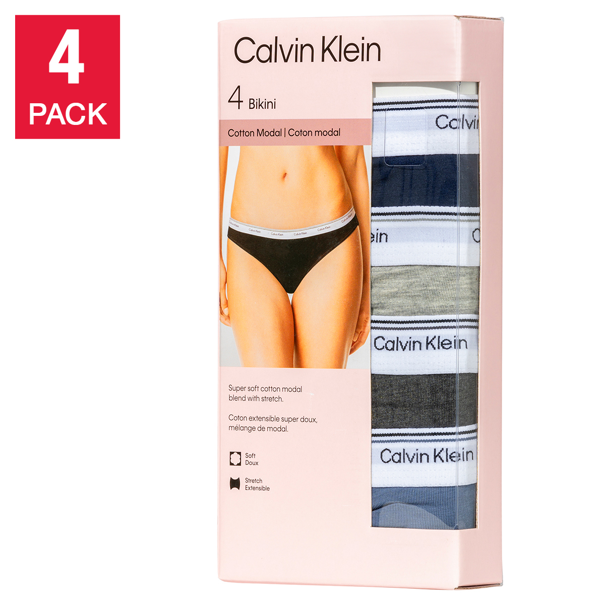 Calvin Klein Balance Bikini, 4-pack