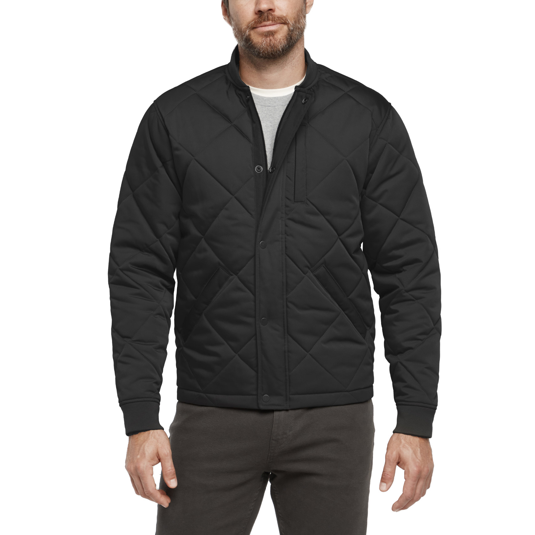 Banana Republic Men’s Quilted Bomber Jacket