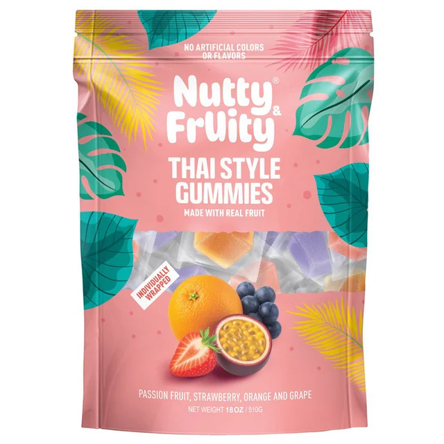 NUTTY & FRUITY THAI STYLE GUMMIES 18 OZ
