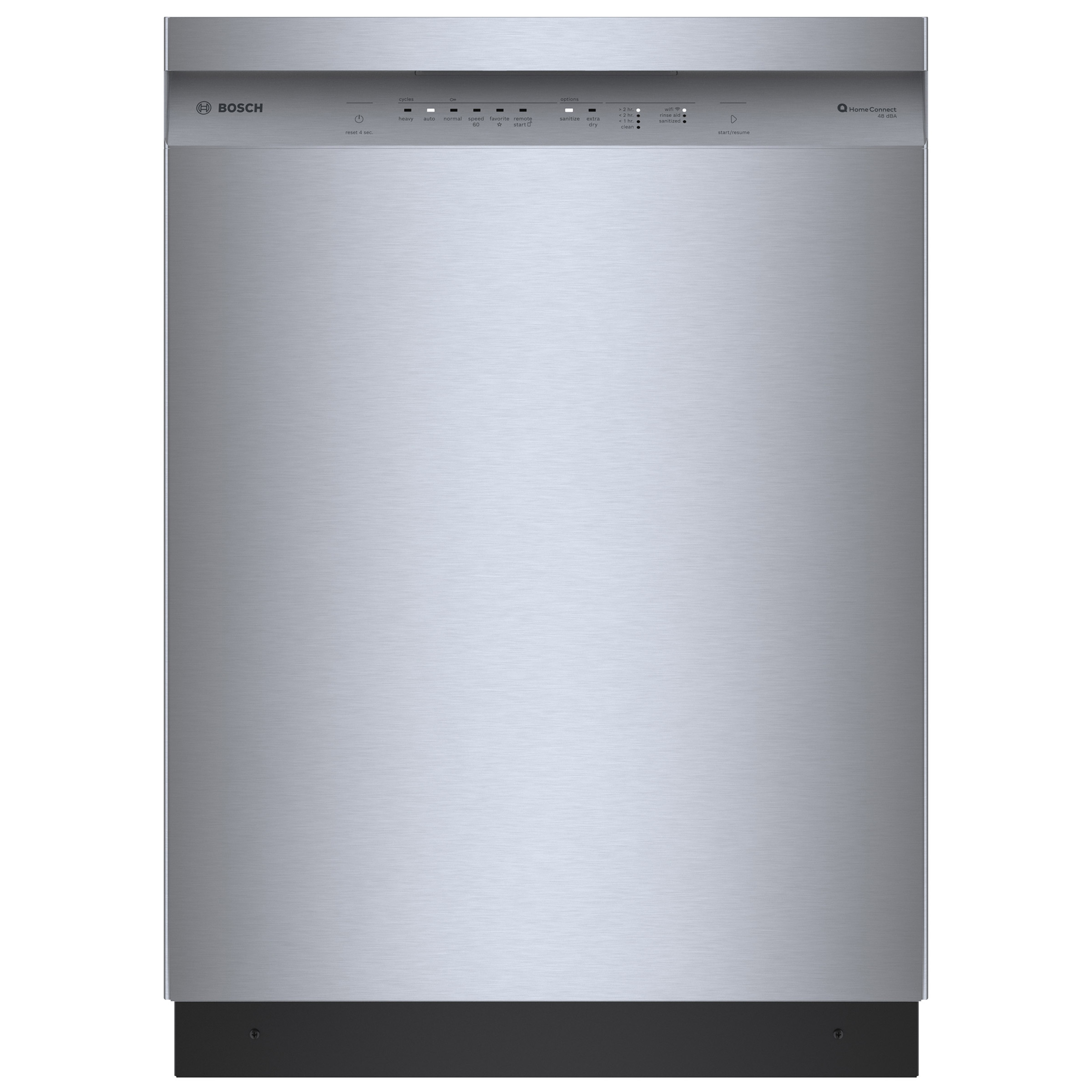 Bosch 100 Series Front Control Recessed Handle Dishwasher Costco