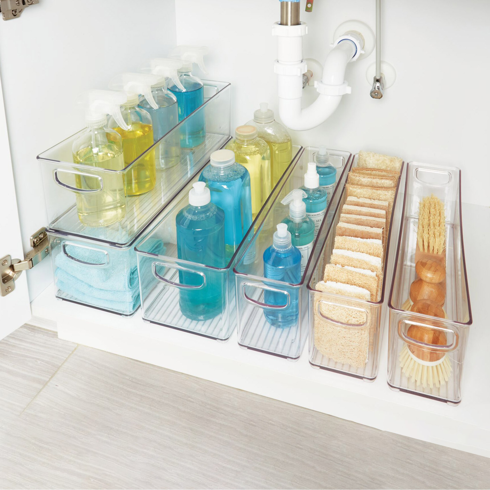 iDESIGN Linus Deep Storage Bins  6-piece Set