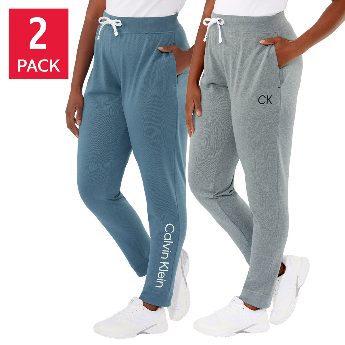 CKW Calvin Klein Women's Jogger, 2-pack | Costco