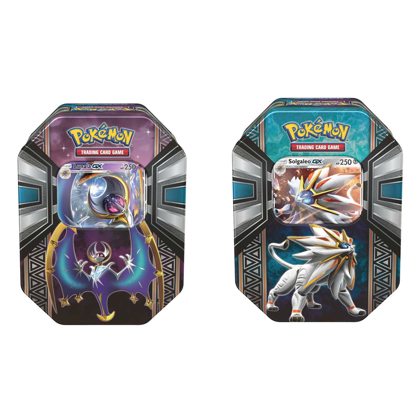 Pokémon Tins Lunala GX and Solgaleo GX | Costco