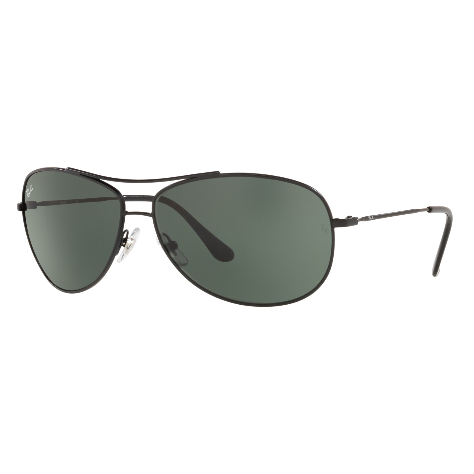 Ray-Ban RB3293 Matte Black Dark Green Sunglasses