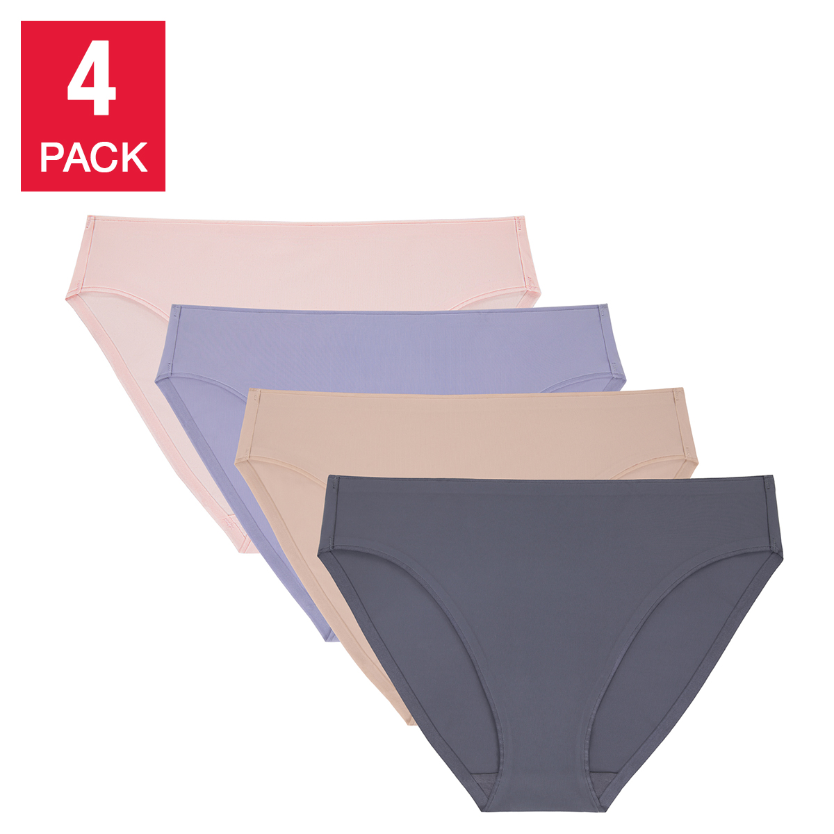 Halston Women's Smoothwear Bikini, 4-pack