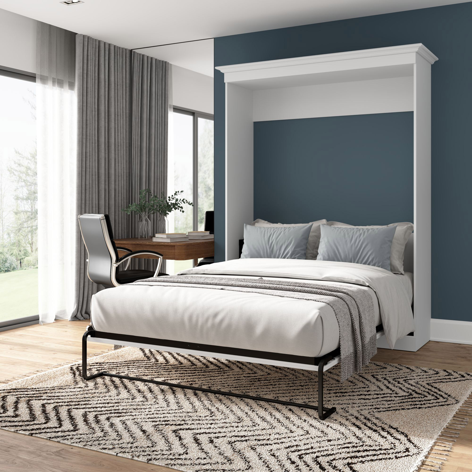 Bestar Evolution - Lit escamotable blanc