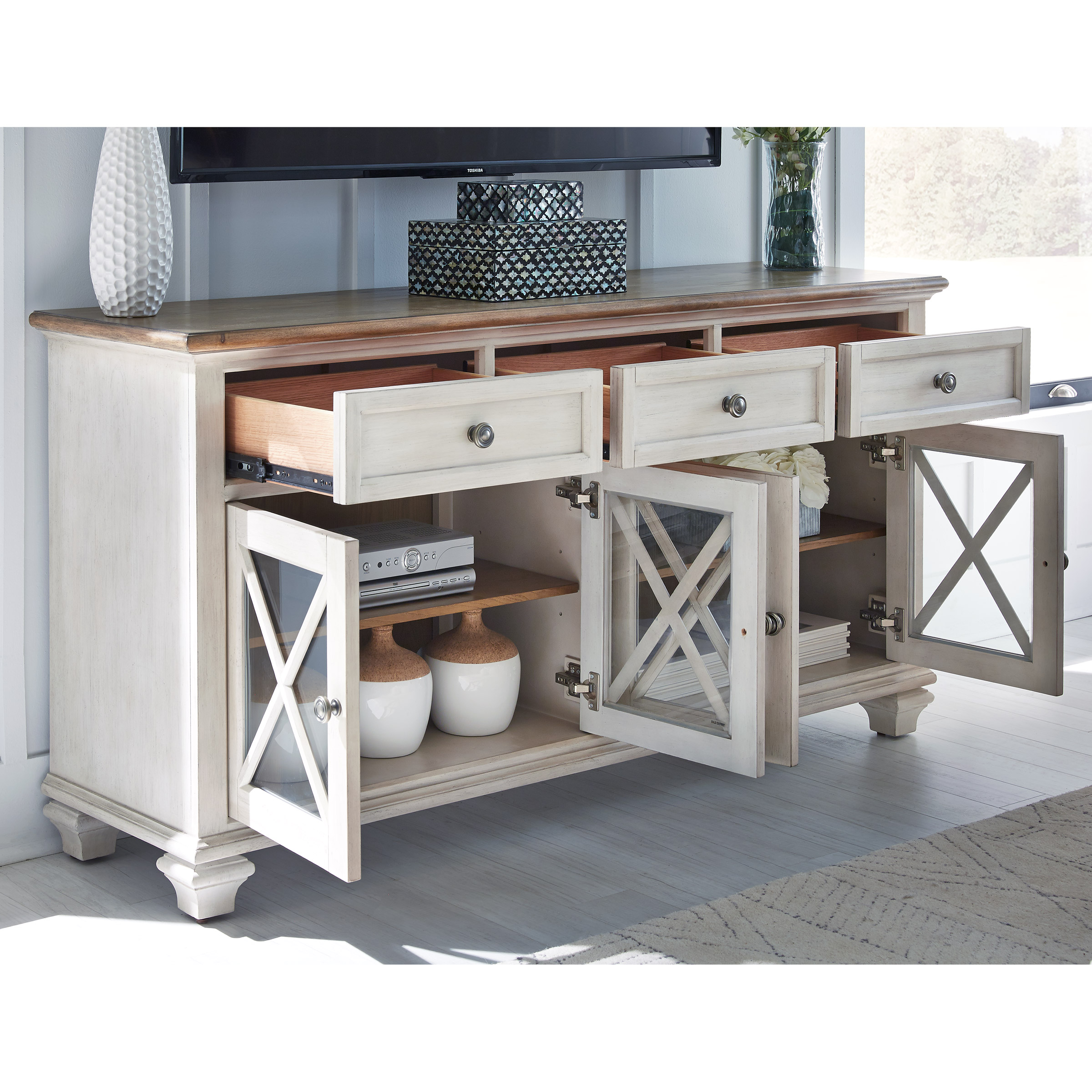 Wexford Bay 66” Accent Cabinet | Costco