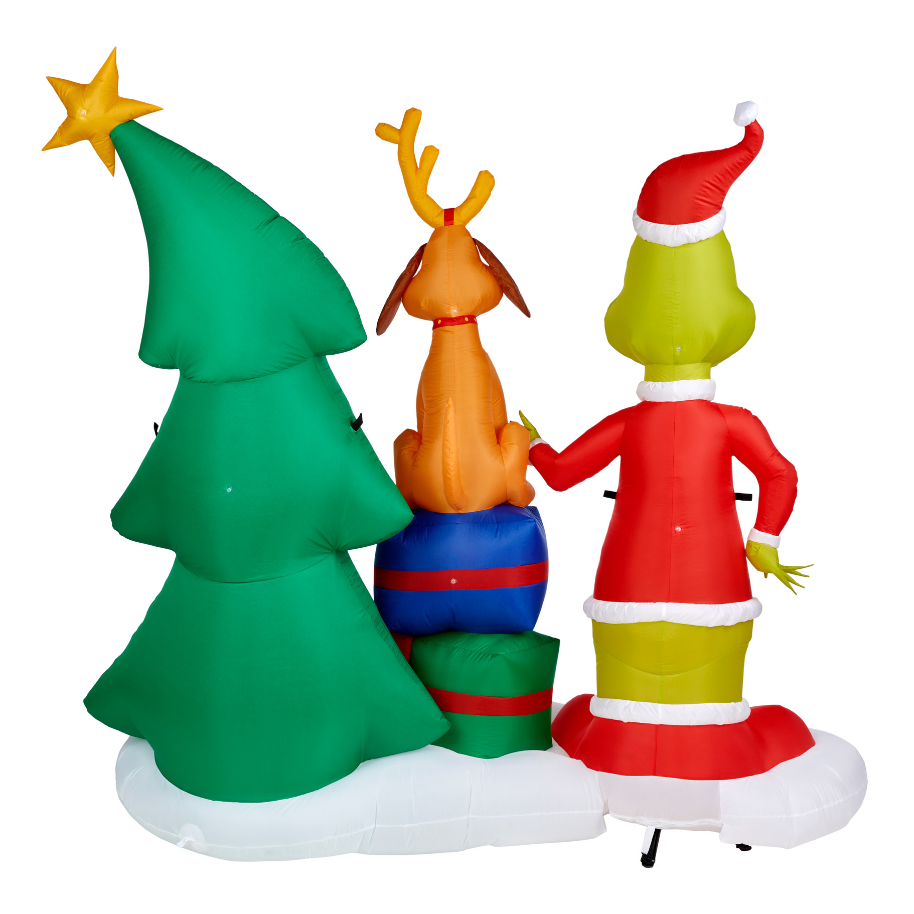 Giant Inflatable Grinch and Max 2.1 m (6.8 ft.) | Costco