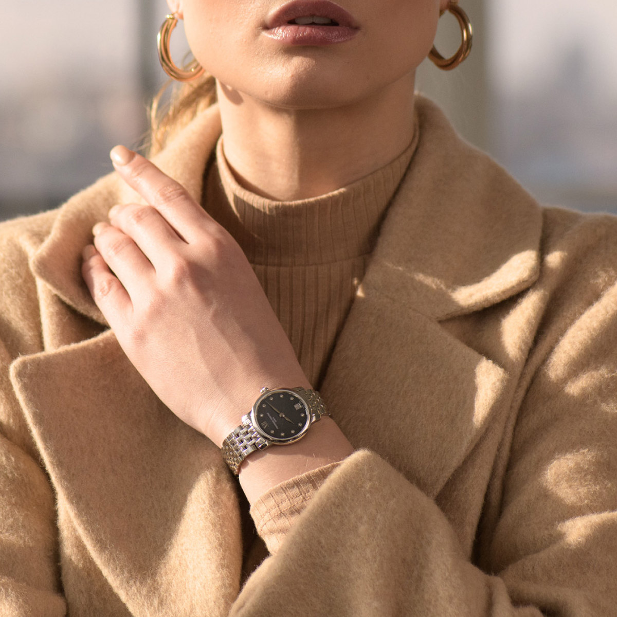 Frederique Constant Classics Slimline Diamond Stainless Steel