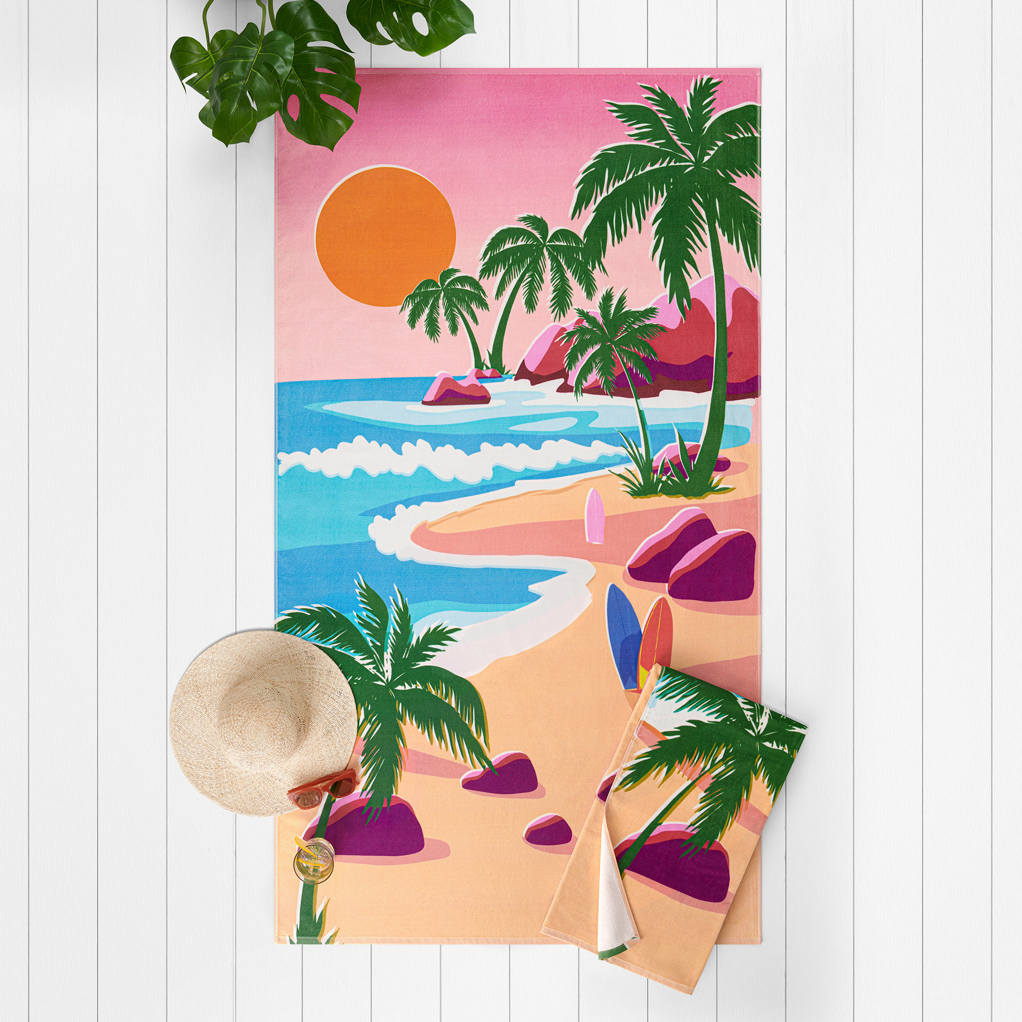 Harbor Bay Beach Towels 2-pack
