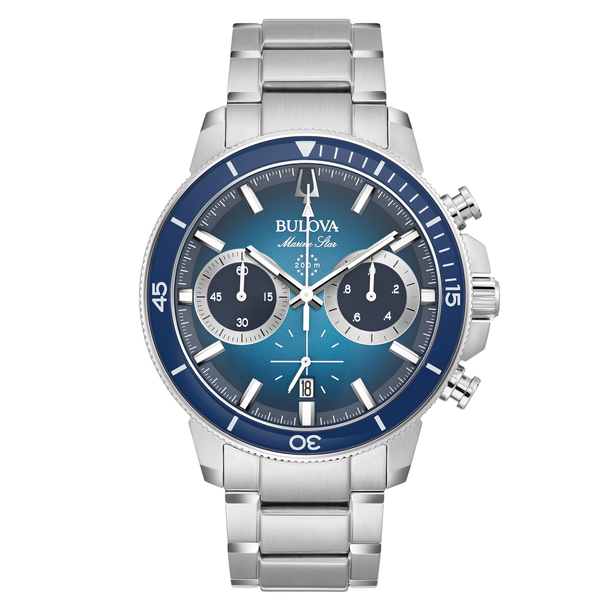 Bulova Marine Star Blue Dial Men's Watch