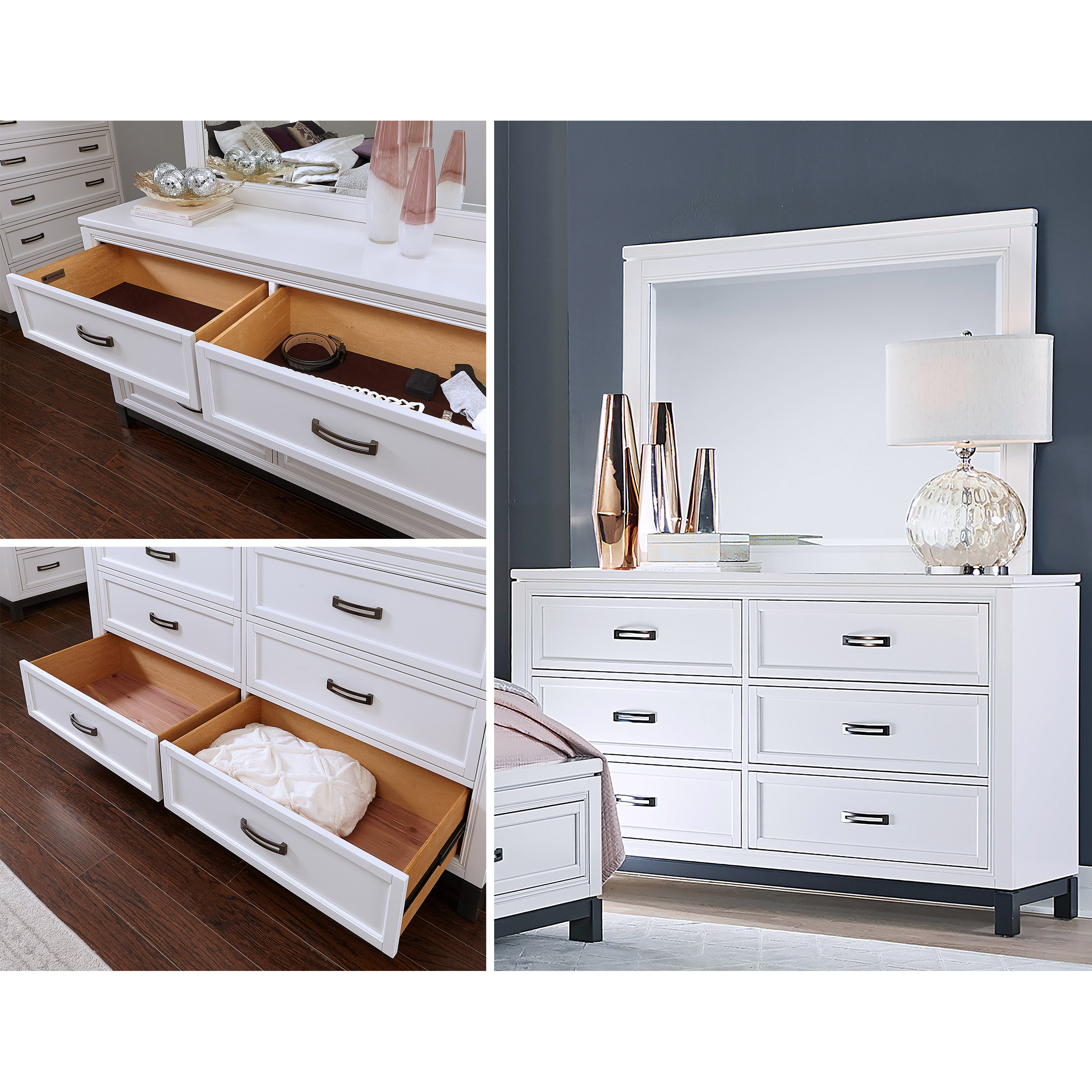 Norah Bedroom Collection in White | Costco