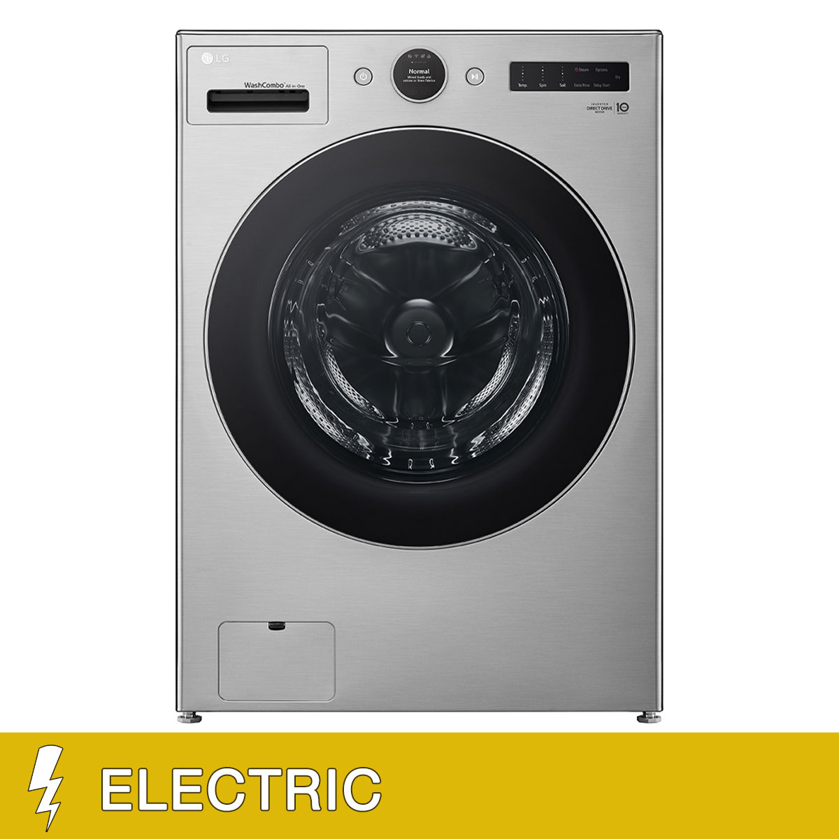 LG 5.0 cu. ft. Mega Capacity Smart Wash Combo All-in-One Washer/Dryer with Inverter HeatPump Technology