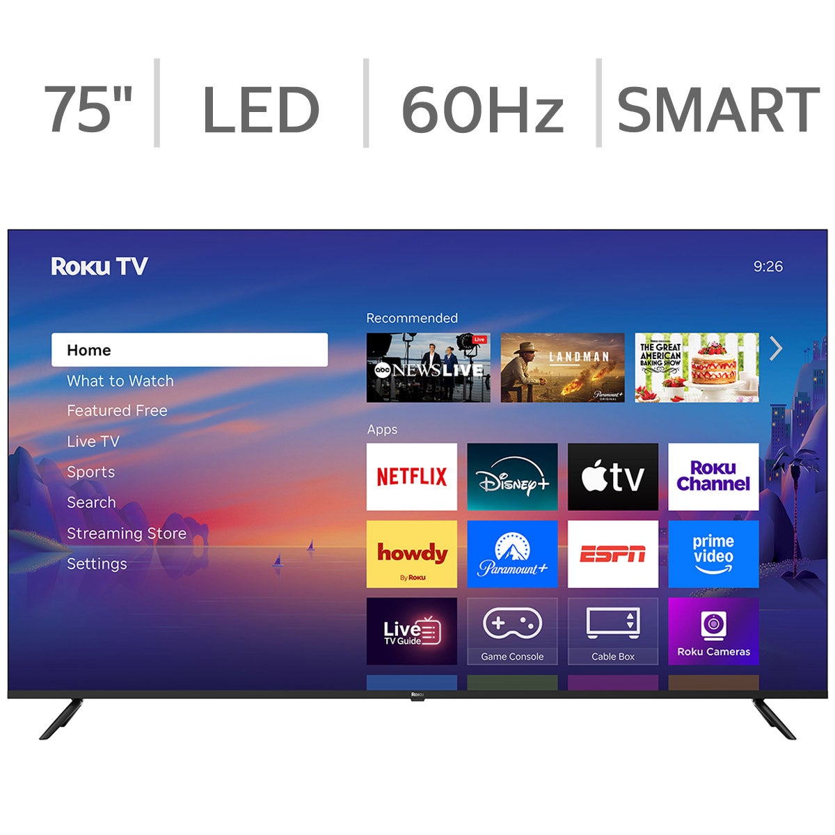 Roku 75" Class - Select Series - 4K UHD LED Smart TV