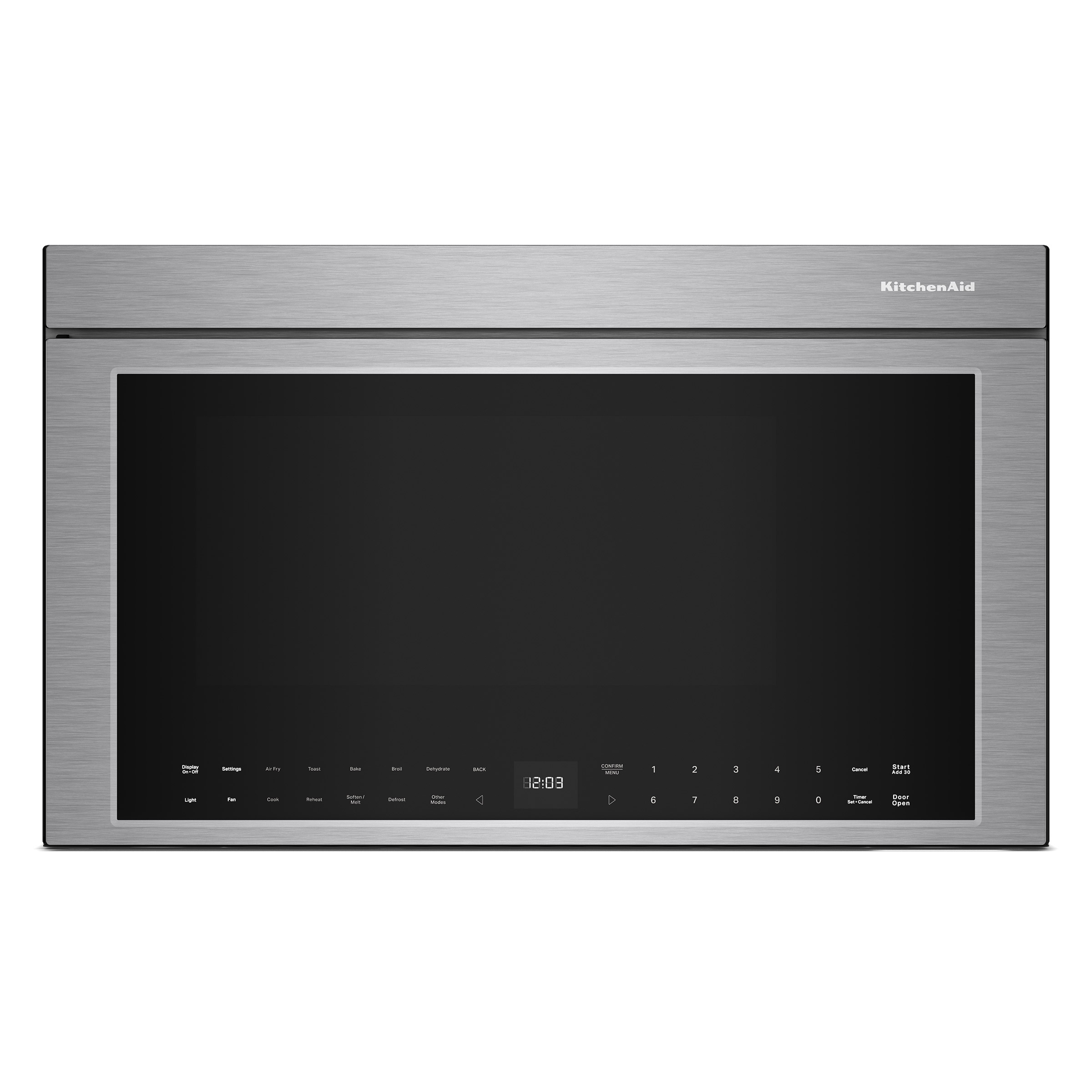 KitchenAid 1.1 cu. ft. Multifunction Over-the-Range Microwave Oven with Flush Built-In Design and Air Fry Mode