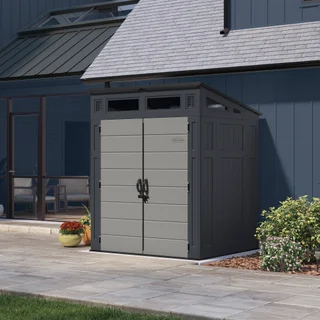 Suncast 6' x 5' Modern Shed, Gray