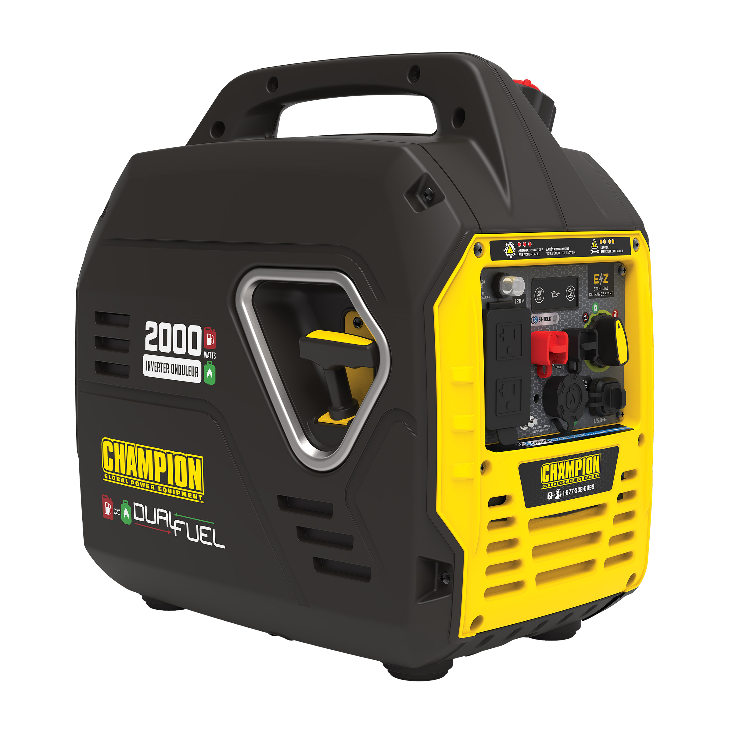 Champion 2000 Watt DUAL FUEL Ultralight Portable Inverter Generator