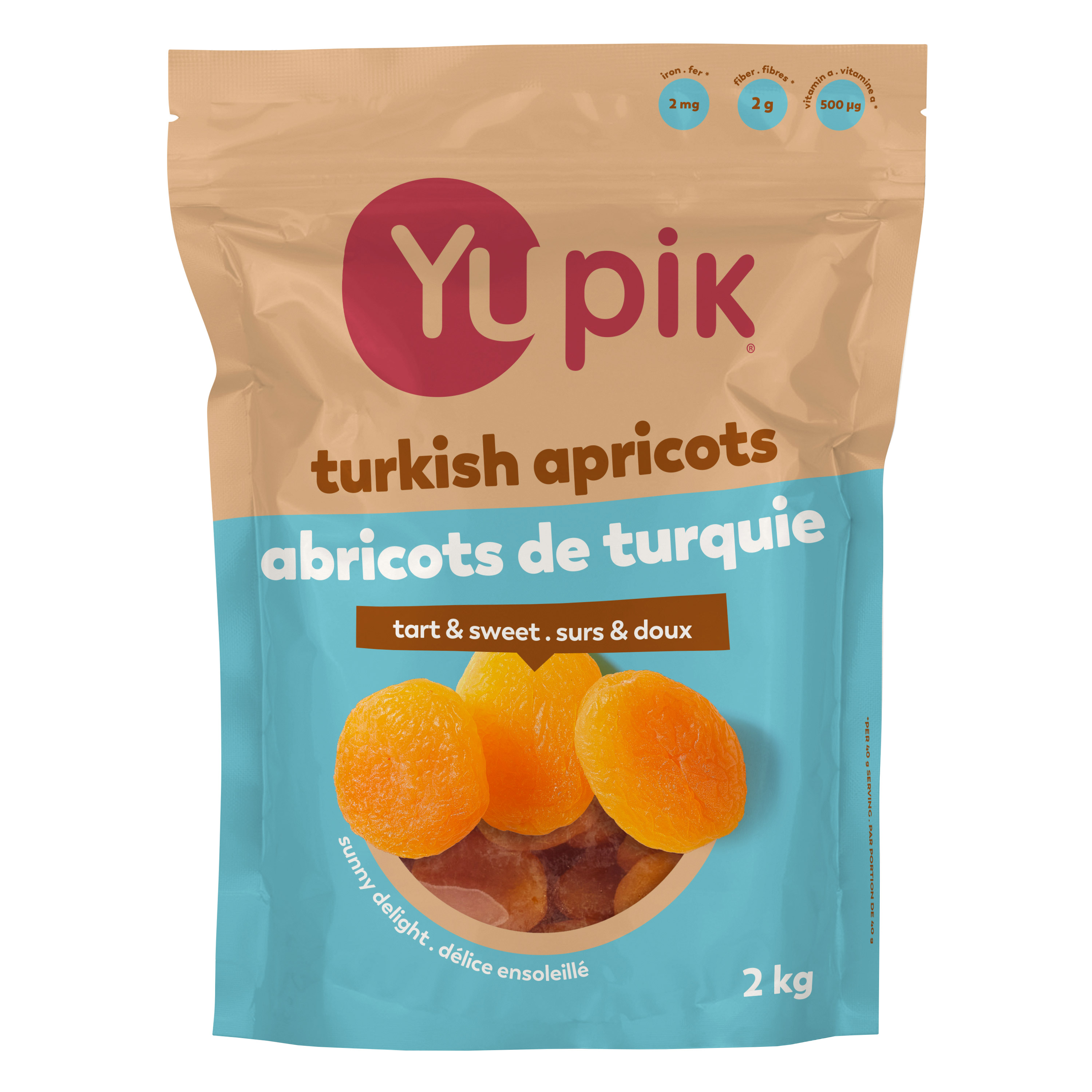 Yupik Dried Apricots, 2 Kg 