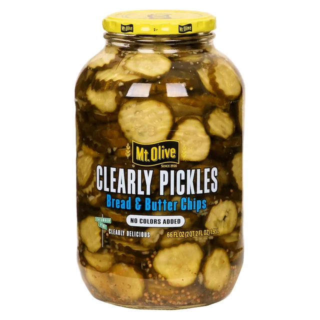 MT. OLIVE PICKLES BREAD & BUTTER CHIPS 66 OUNCES