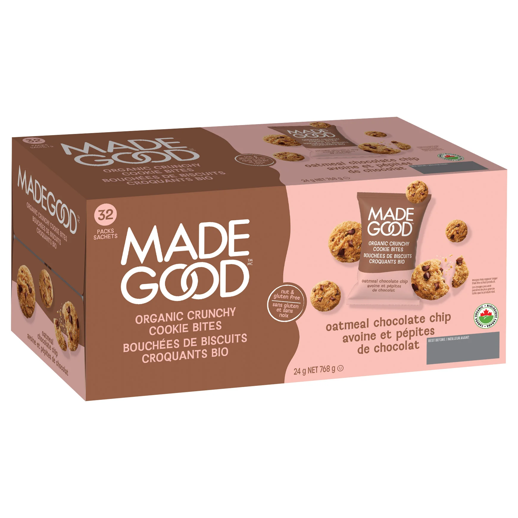 Organic Crunchy Cookie Bites oatmeal chocolate chip