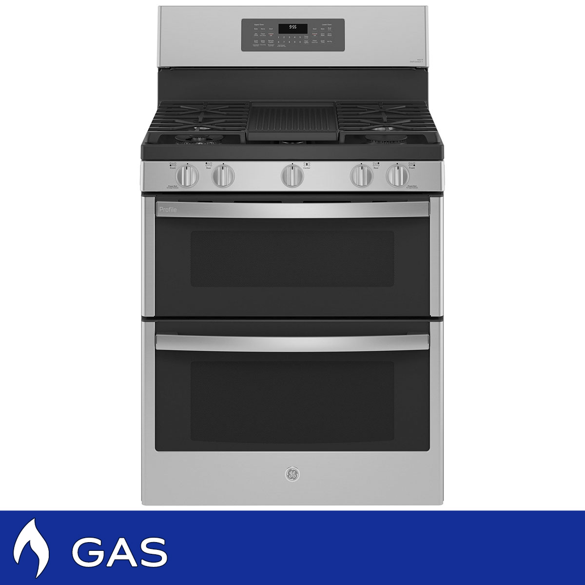 GE Profile Gas Double Oven Range - Thumbnail 3