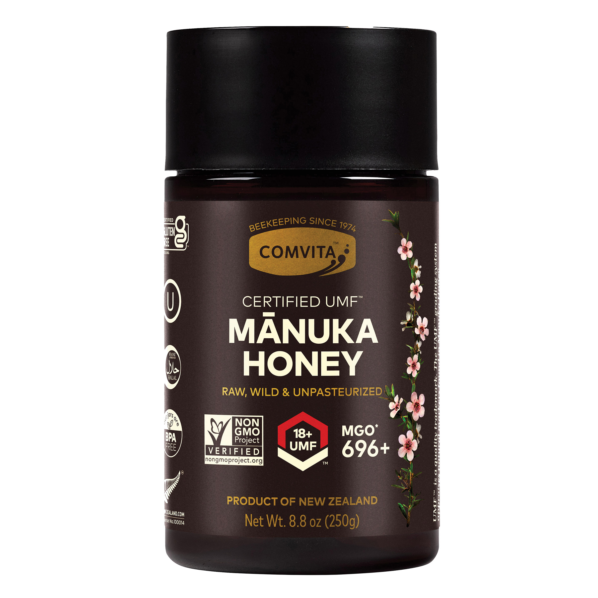 Comvita Certified UMF 18+ (MGO 696+) Raw Manuka Honey (8.8