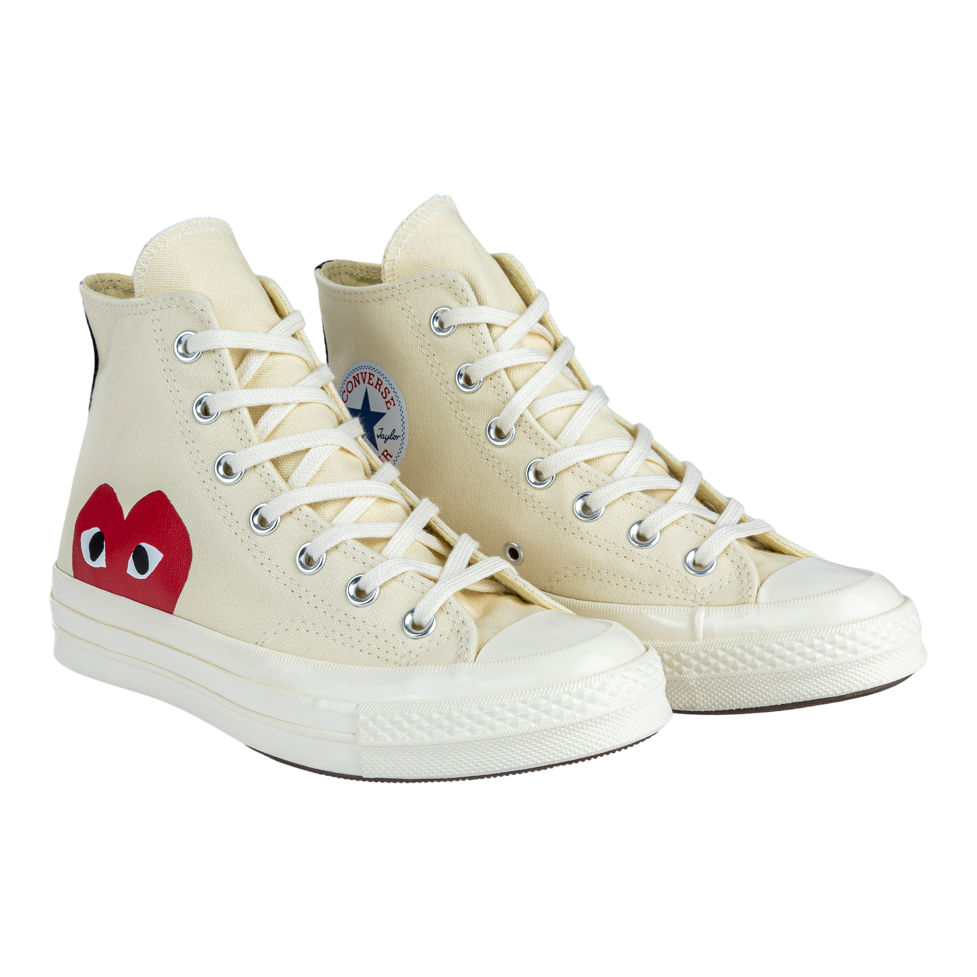◆ひーchan Converse x Comme des Garçons PLAY Chuck 70 High Top Sneakers