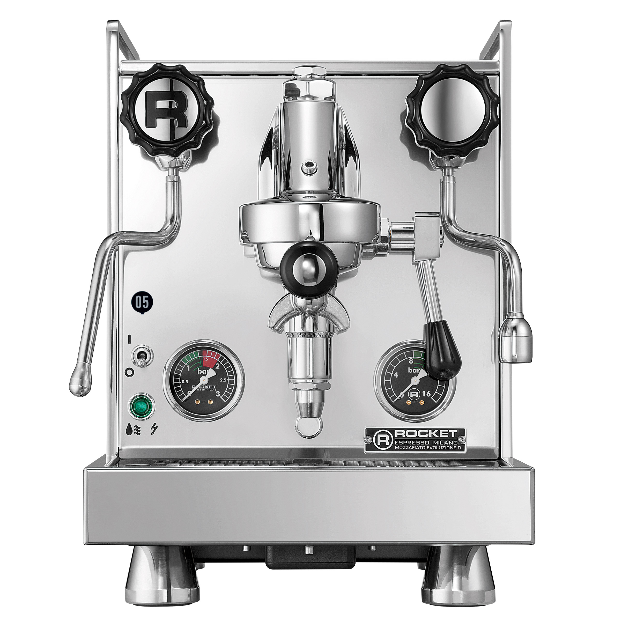 Rocket Espresso Milano Mozzafiato Cronometro R, Chrome