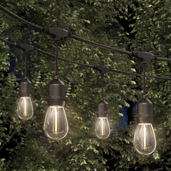 Artika Blaze 20 LED Bulb Outdoor Solar String Lights Matte Artika Blaze 20 LED Bulb Outdoor Solar String Lights Matte