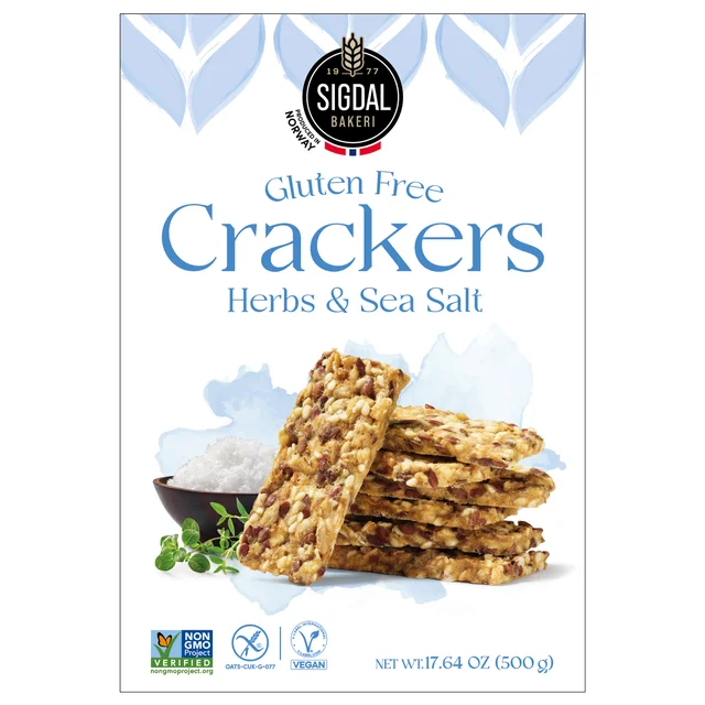 CRISPBREAD CRACKERS SIGDAL SL213 P336