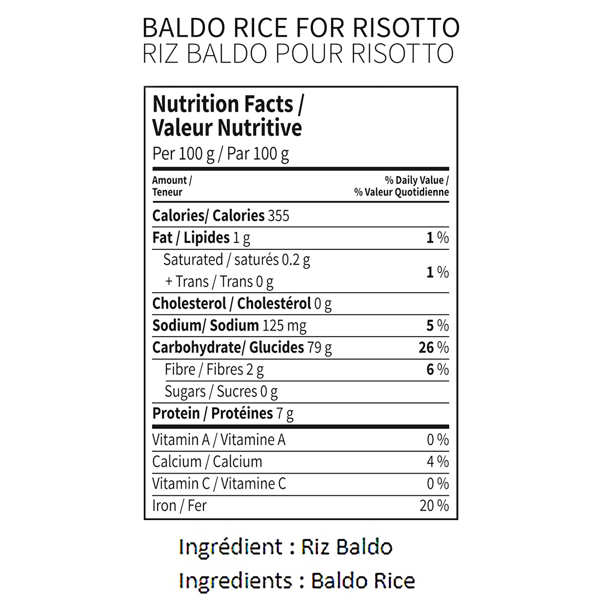Ristoris Baldo Rice for Risotto, 5 kg | Costco