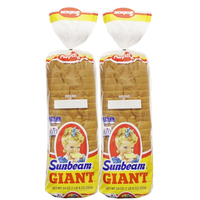 Sunbeam Giant White Bread, 24 oz, 2-count