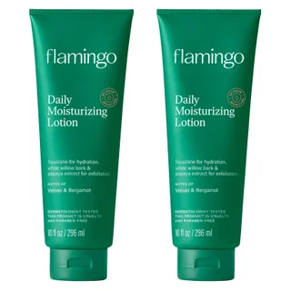 Flamingo Daily Moisturizing Lotion, 10 fl oz, 2-pack