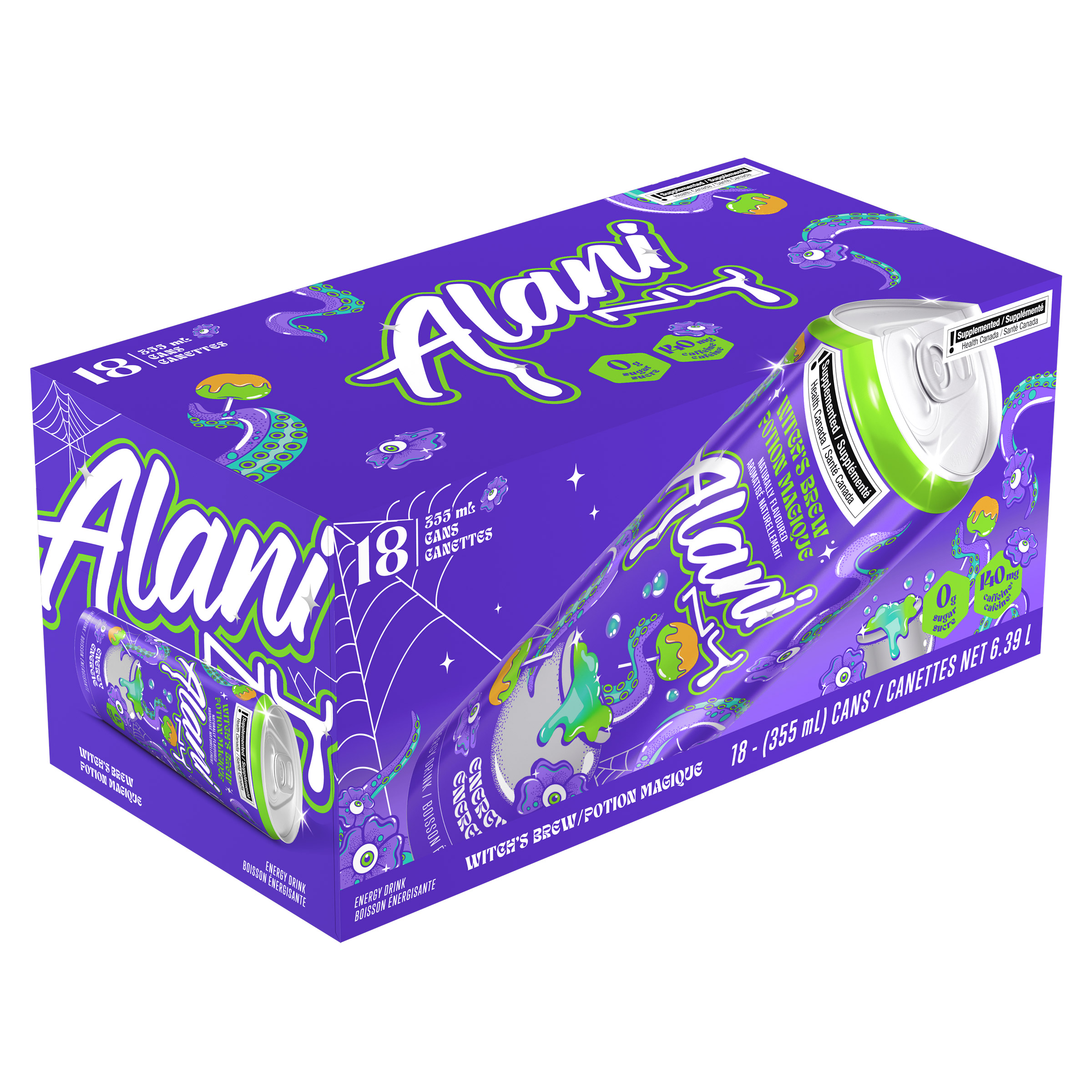 Alani Nu Energy Drink Witch's Brew, 355 ml, 18-pack