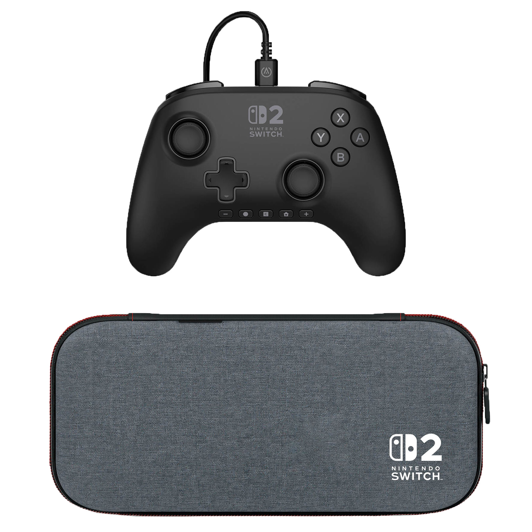 Power A Wired Controller and Case Bundle for Nintendo Switch 2