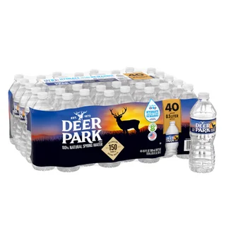 Deer Park Natural Spring Water, 16.9 fl oz, 40 count