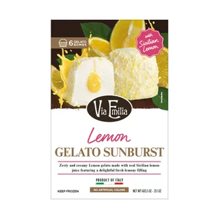 EMILIA LEMON GELTO SUNBURST 6 COUNT 21 OUNCES