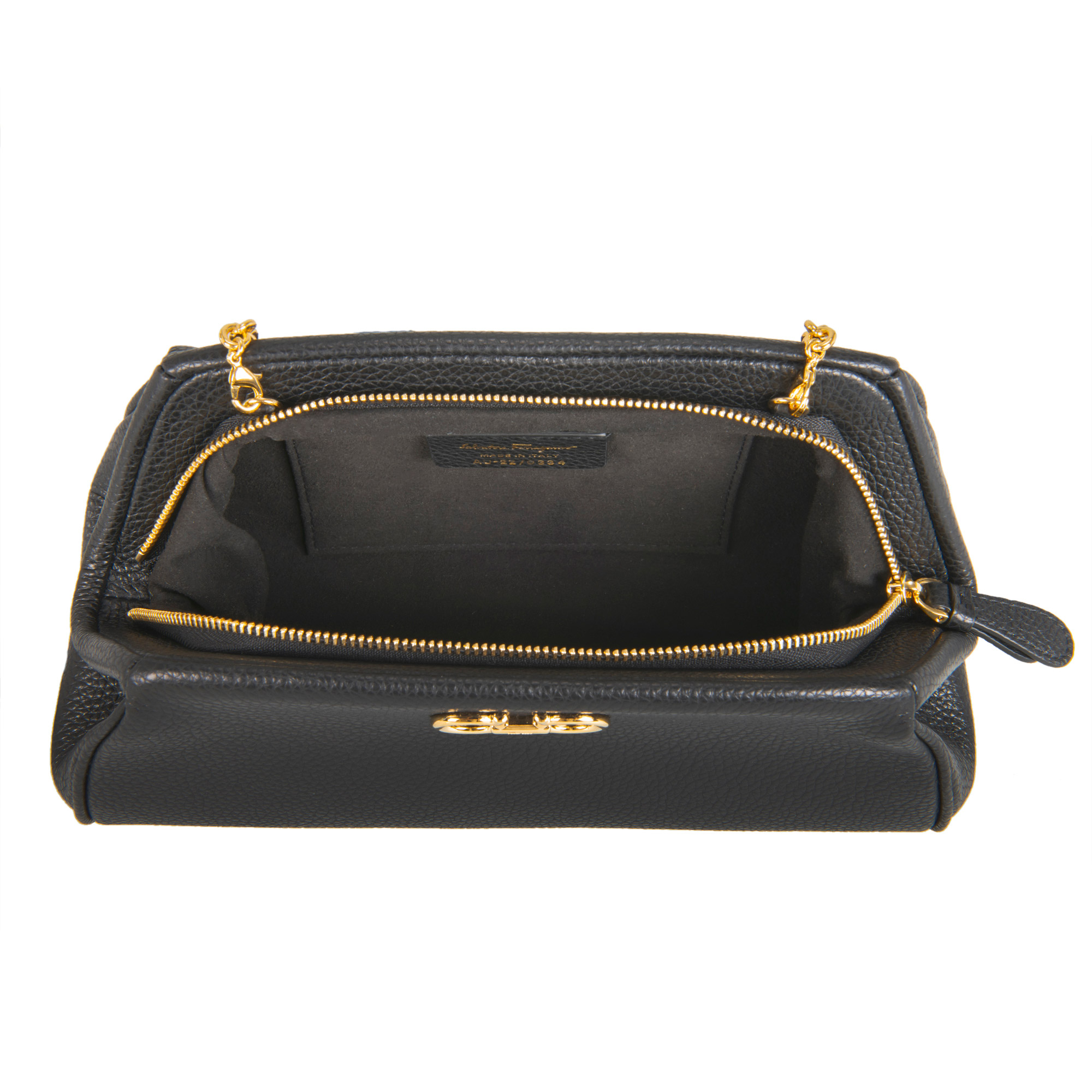 Ferragamo Gancini Minibag Nero, Black | Costco