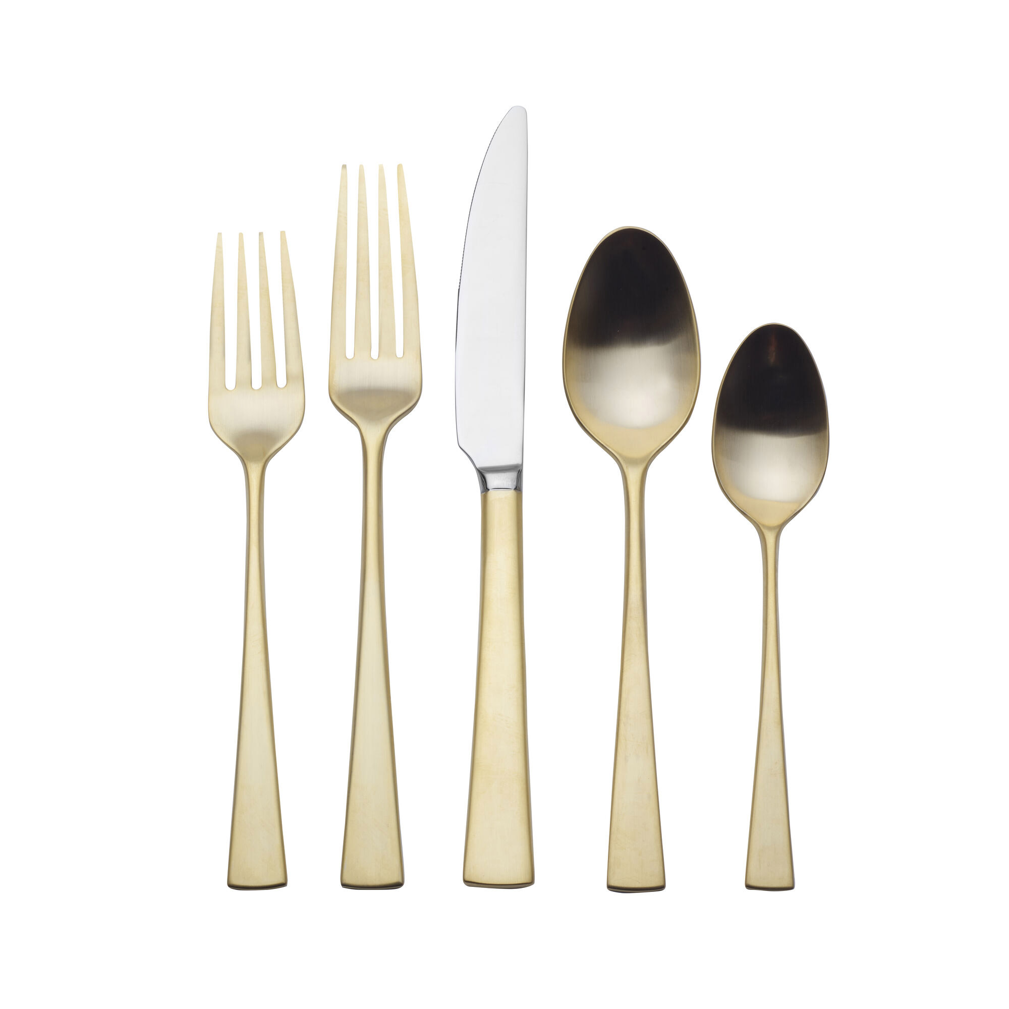 Mikasa Lucia Satin Gold 18/10 Stainless Steel 20-piece Flatware Set