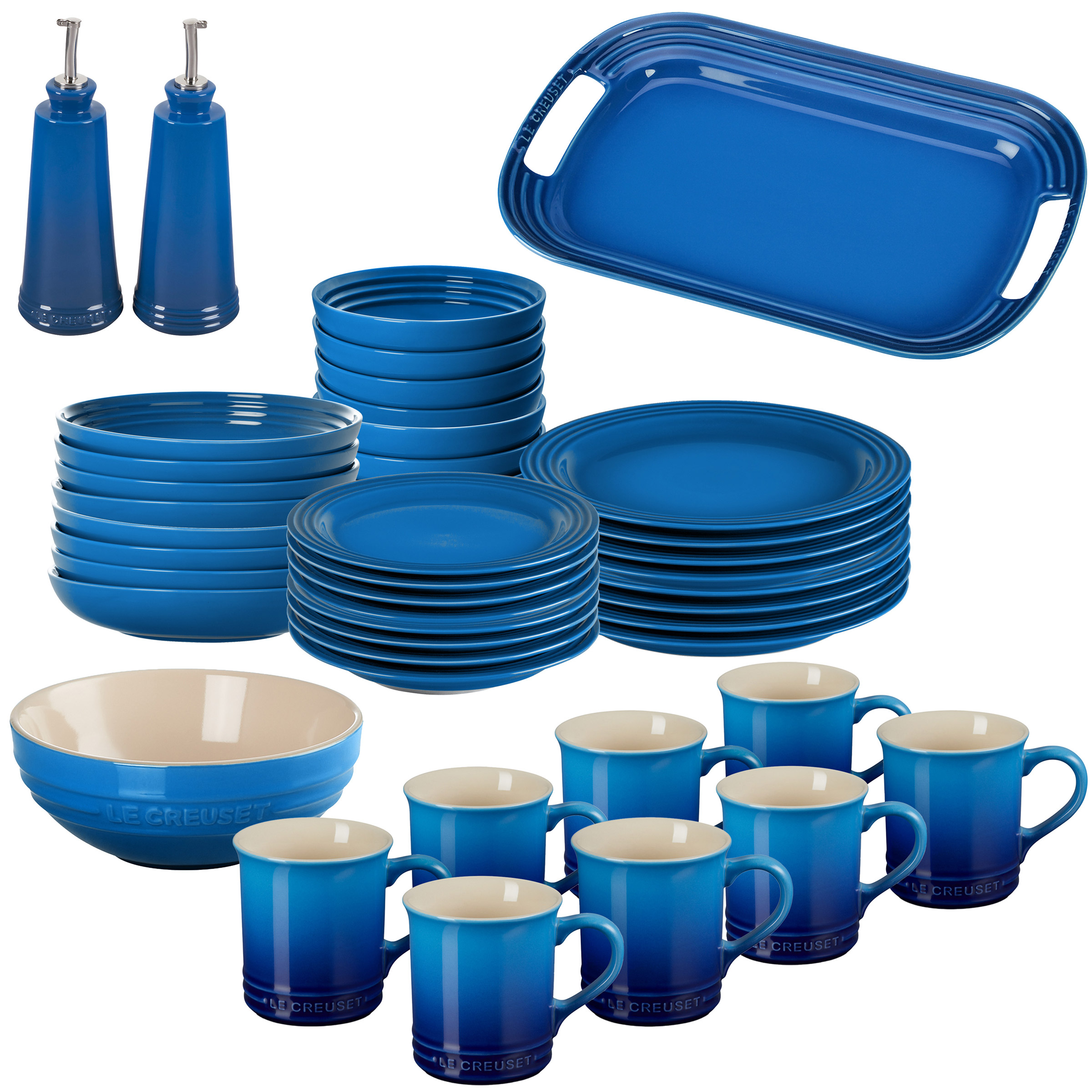 LE CREUSET 3個セット Amazon.com: Le Creuset 13 Piece Newlywed Cast-Iron Cookware Bundle