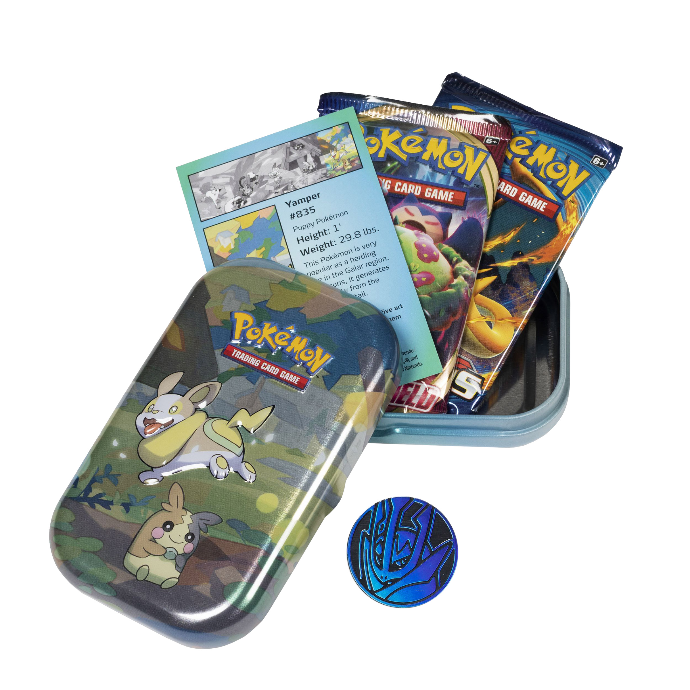 Pokémon 5 Pack Mini Tins, Galar Pals plus 4 Promo Cards | Costco