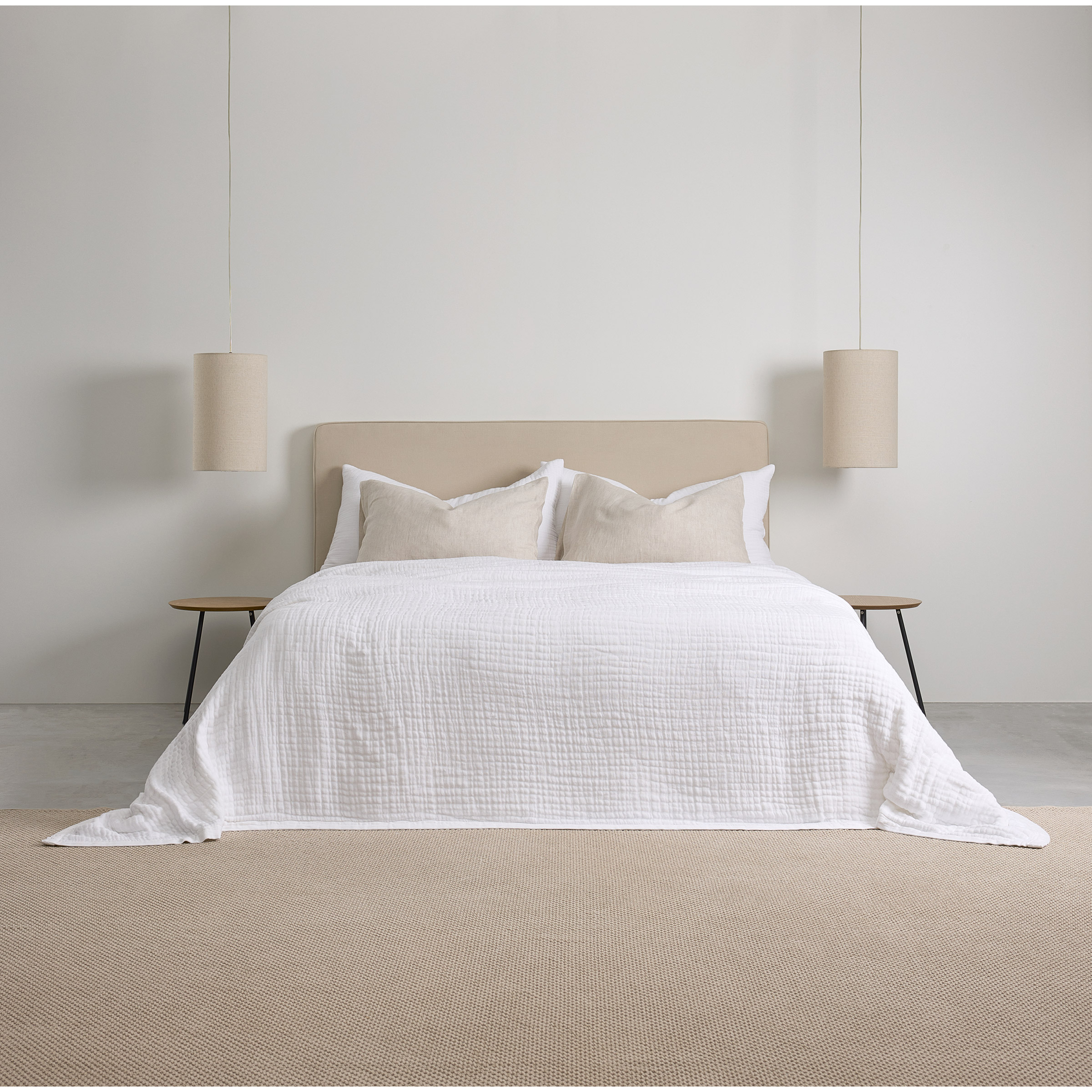 House & Home by Lynda Reeves European Collection - Layered Muslin Blanket & Shams Set