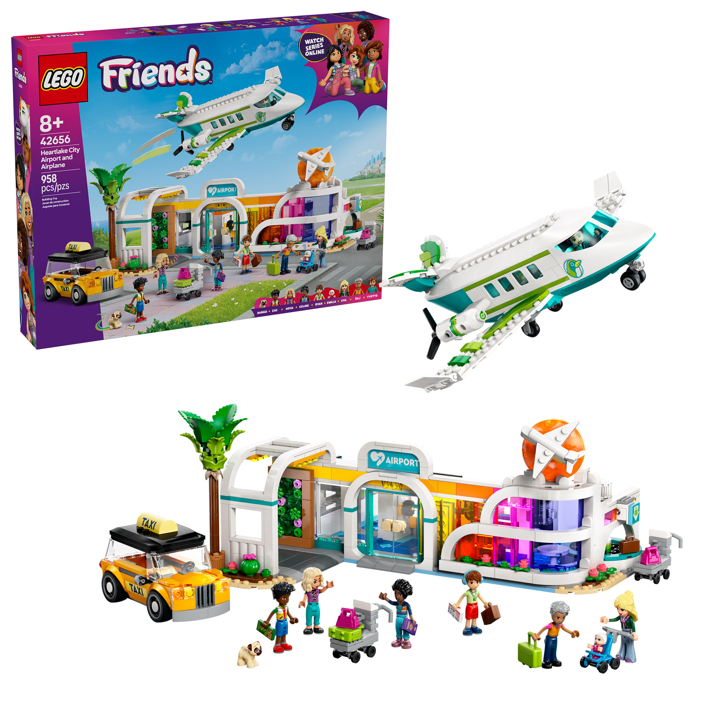 LEGO Friends Heartlake City Airport and Airplane Set 42656