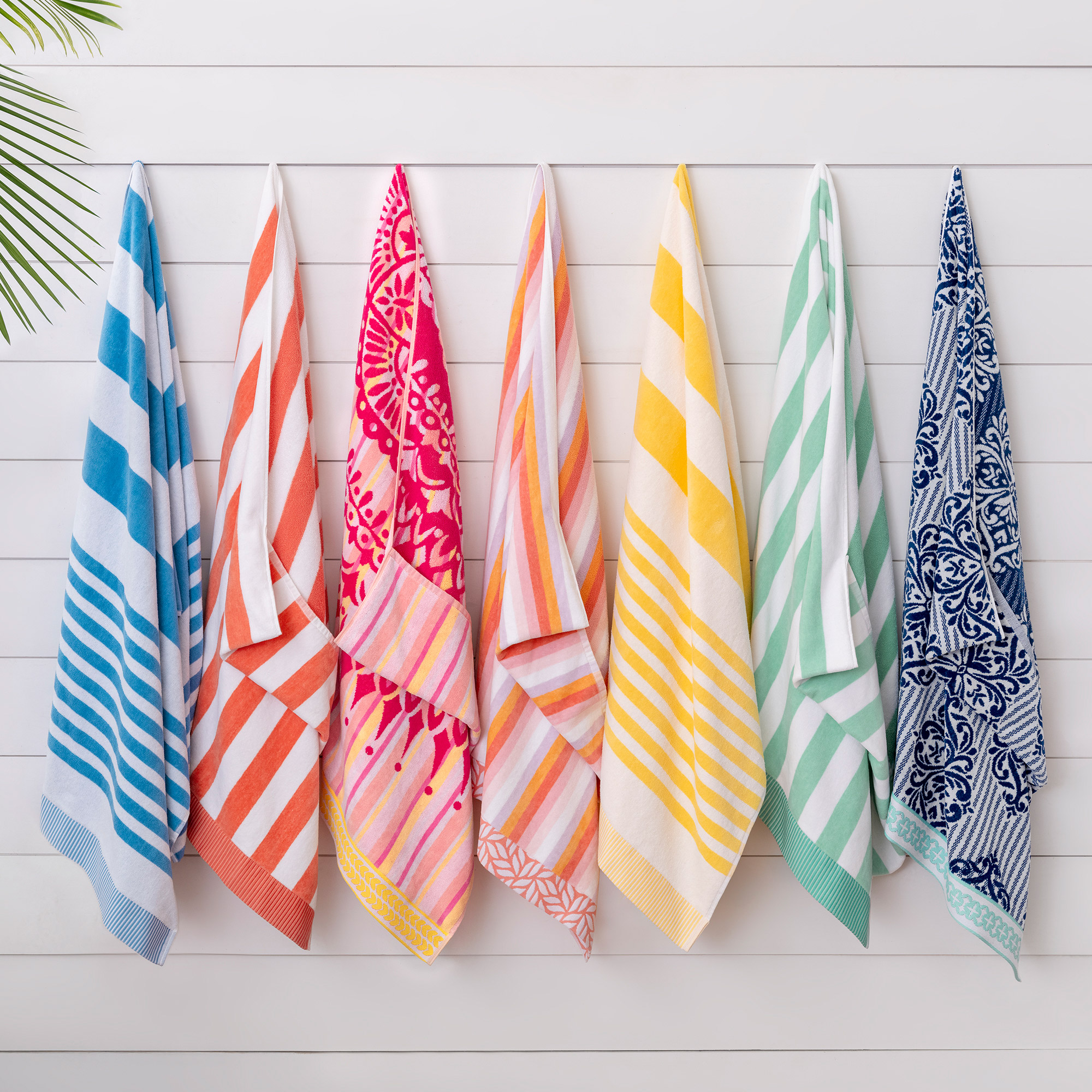 Harbor Bay Chaise Lounge Beach Towel, 2-pack
